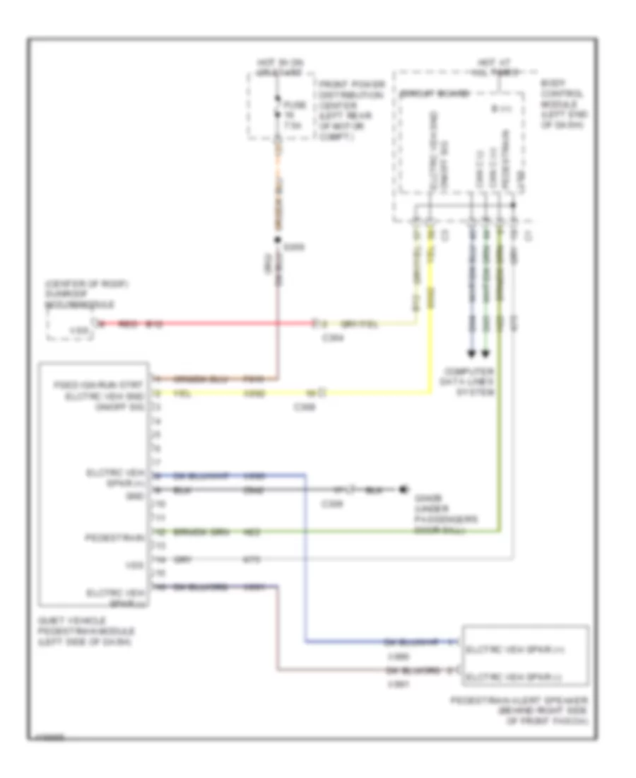 Active Bodyworks Wiring Diagram for Fiat 500e 2013