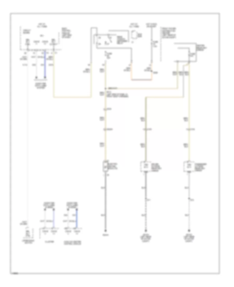 Defoggers Wiring Diagram for Fiat 500e 2013