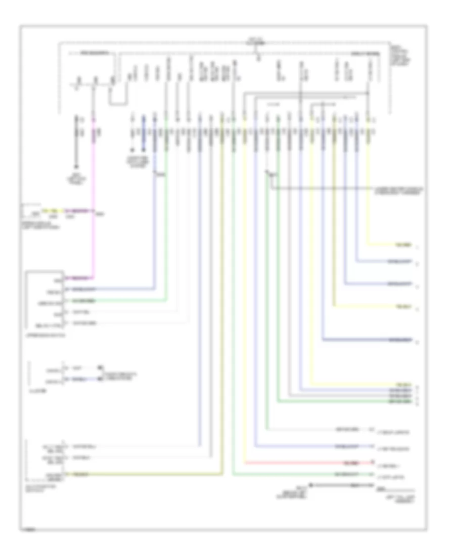 Exterior Lamps Wiring Diagram 1 of 2 for Fiat 500e 2013