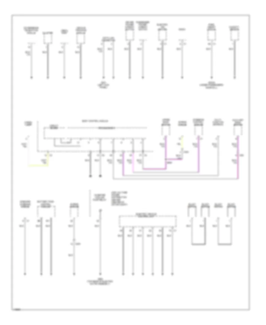 Ground Distribution Wiring Diagram 2 of 3 for Fiat 500e 2013