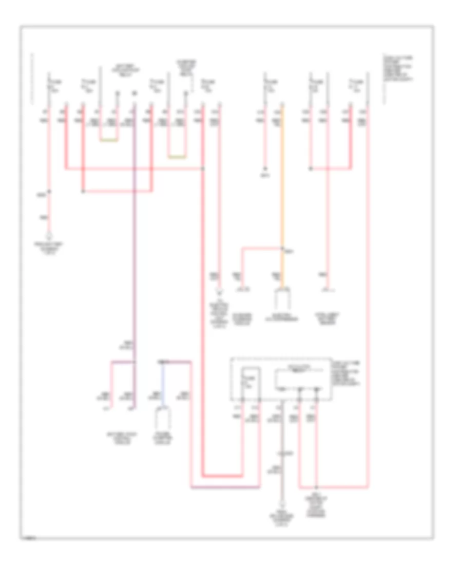 Power Distribution Wiring Diagram 3 of 3 for Fiat 500e 2013