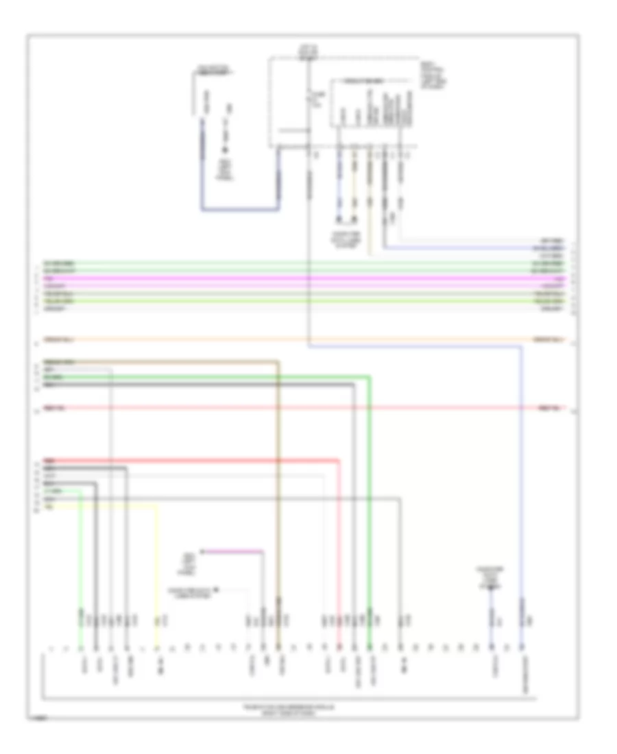 Radio Wiring Diagram 2 of 3 for Fiat 500e 2013