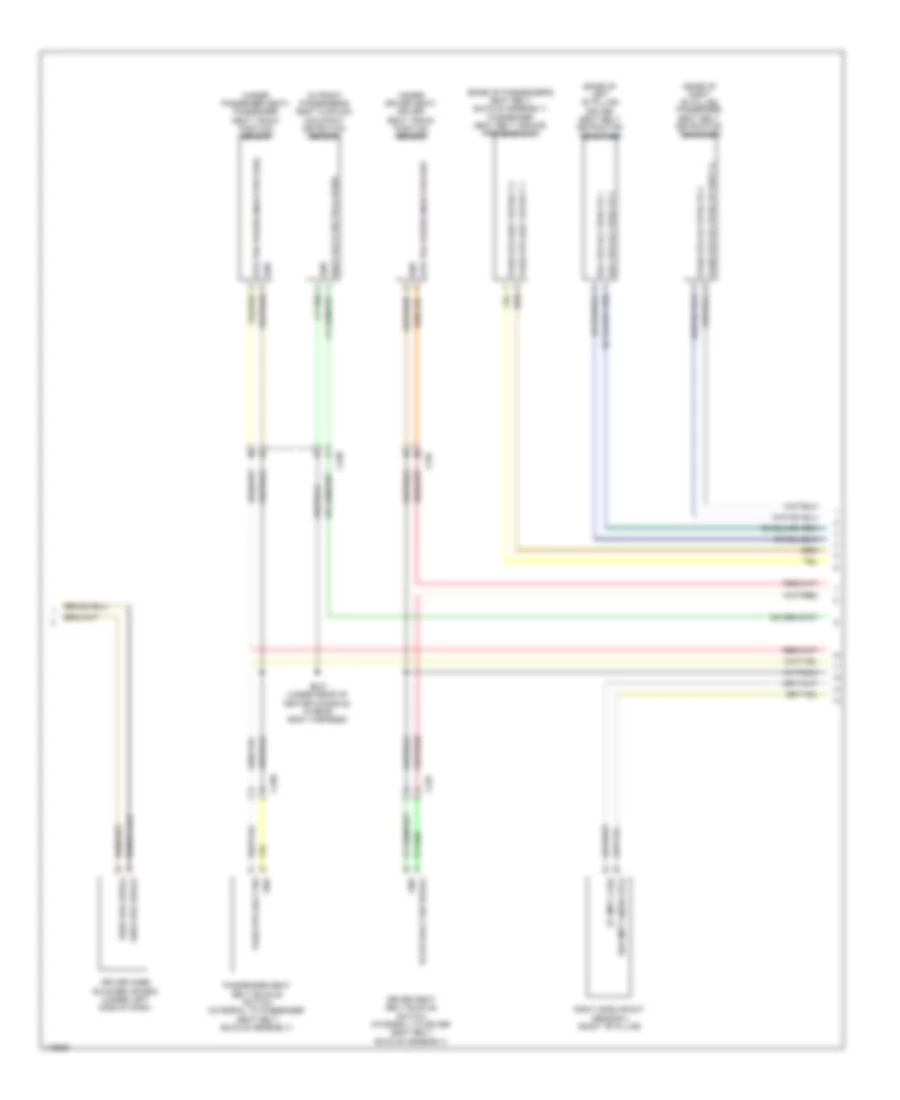 Supplemental Restraints Wiring Diagram 2 of 3 for Fiat 500e 2013
