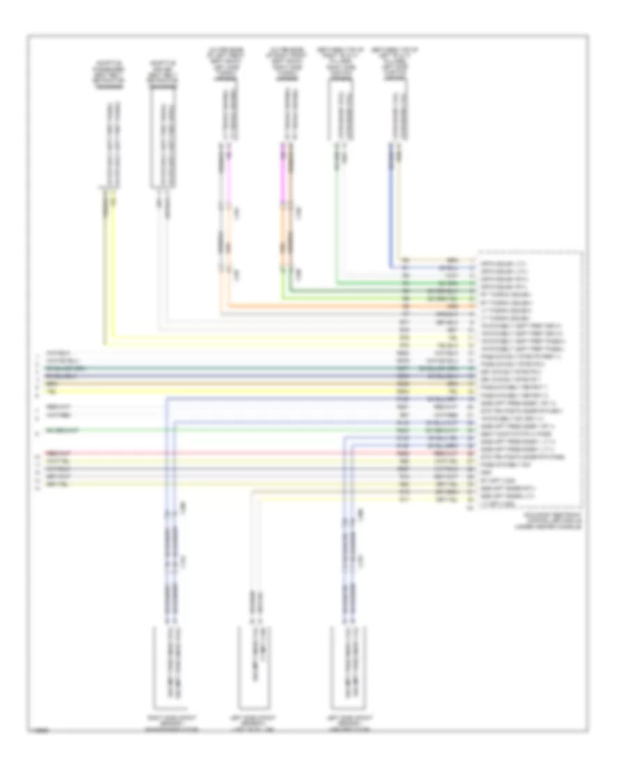 Supplemental Restraints Wiring Diagram 3 of 3 for Fiat 500e 2013