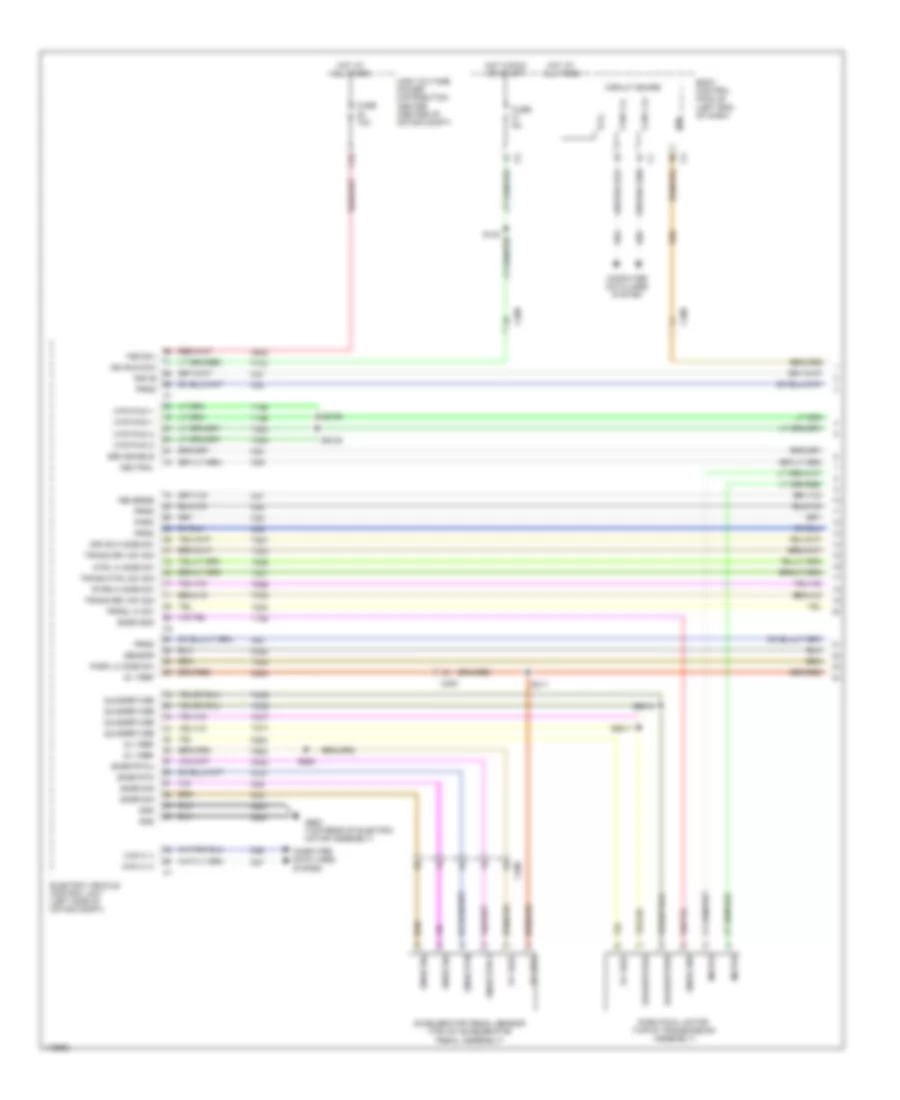 Transmission Wiring Diagram 1 of 2 for Fiat 500e 2013
