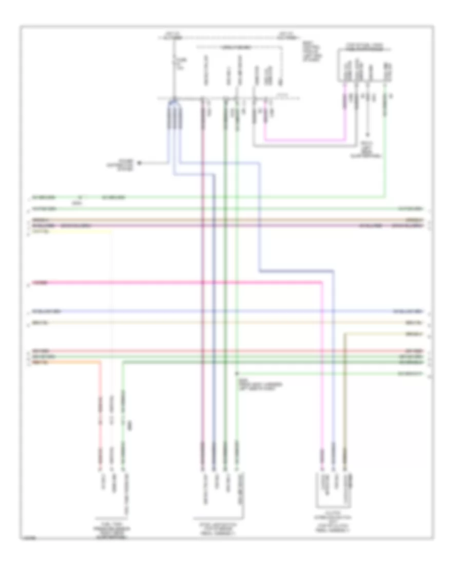 1.4L, Engine Performance Wiring Diagram (2 of 5) for Fiat 500 Abarth 2014