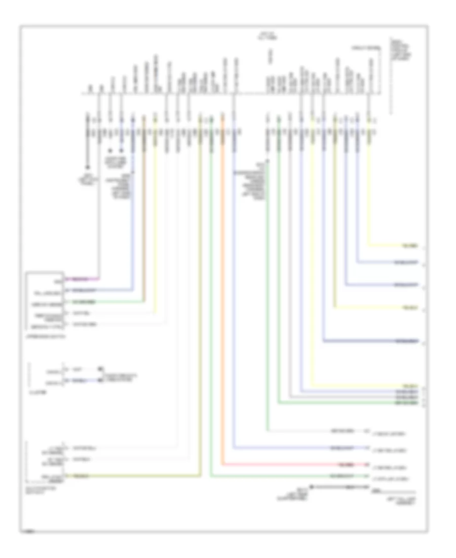 Exterior Lamps Wiring Diagram (1 of 2) for Fiat 500 Abarth 2014