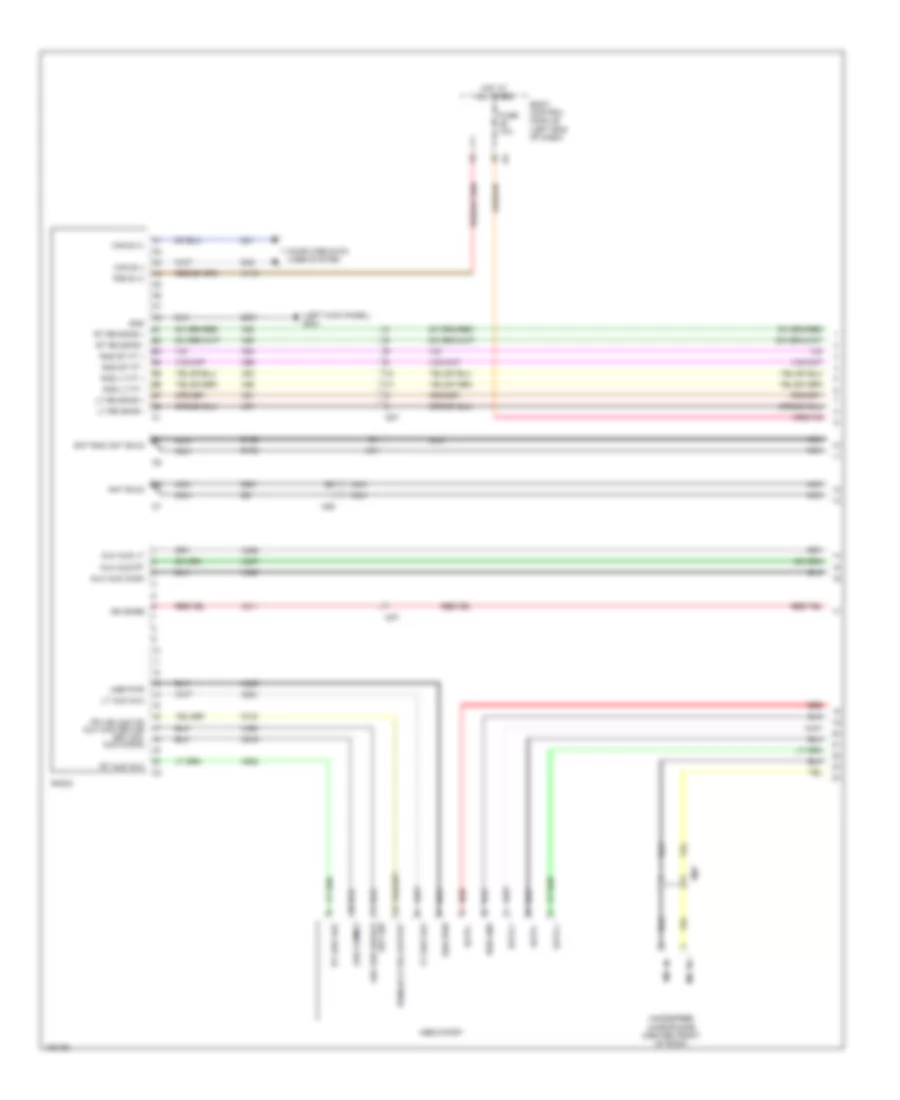 Radio Wiring Diagram, Premium (1 of 3) for Fiat 500 Abarth 2014
