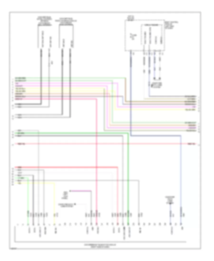 Radio Wiring Diagram, Premium (2 of 3) for Fiat 500 Abarth 2014