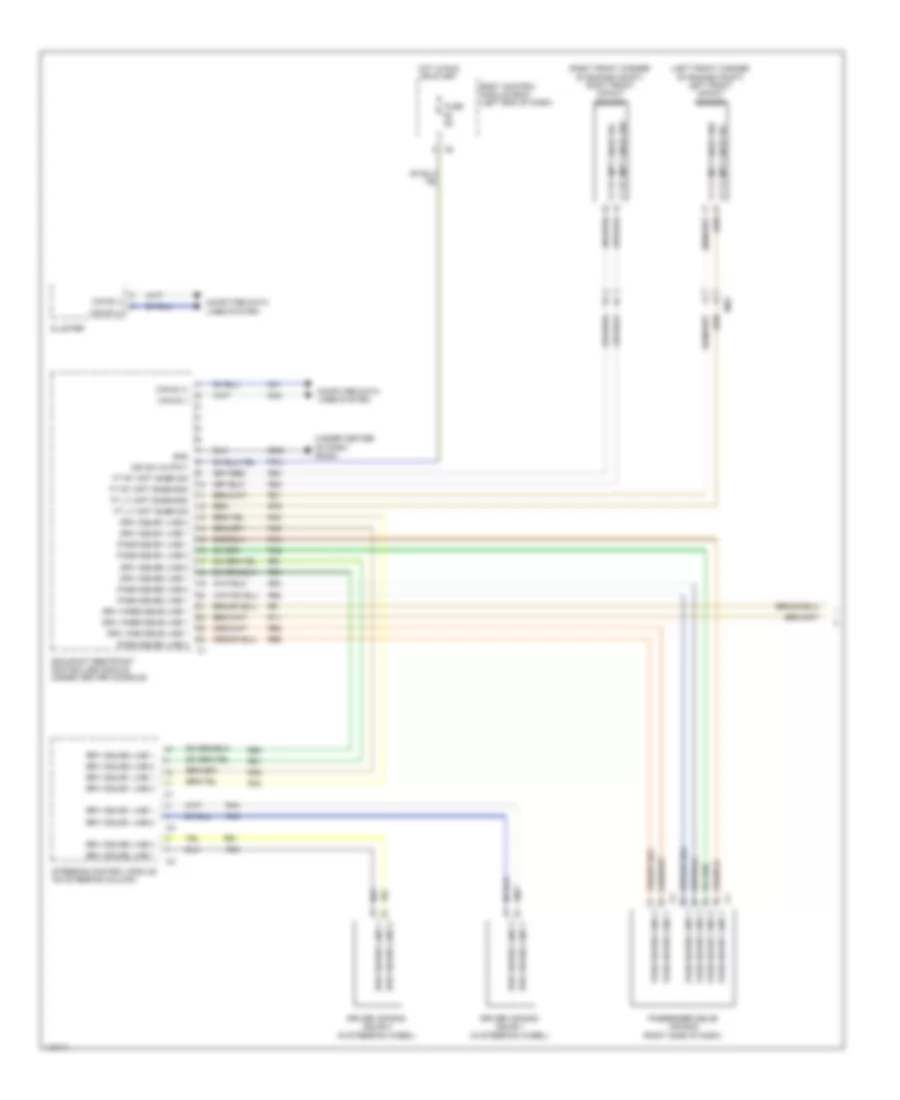 Supplemental Restraints Wiring Diagram 1 of 3 for Fiat 500 Abarth 2014
