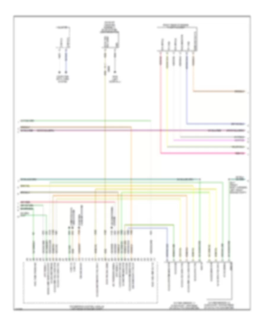 1.4L, Engine Performance Wiring Diagram (3 of 5) for Fiat 500 Lounge 2014