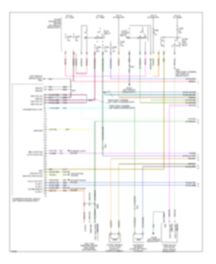 1.4L Turbo, Engine Performance Wiring Diagram (1 of 5) for Fiat 500 Lounge 2014
