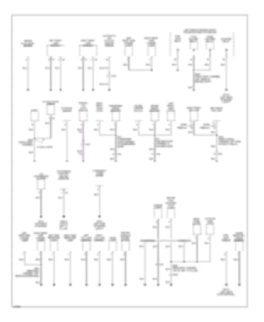 Ground Distribution Wiring Diagram 1 of 3 for Fiat 500 Lounge 2014
