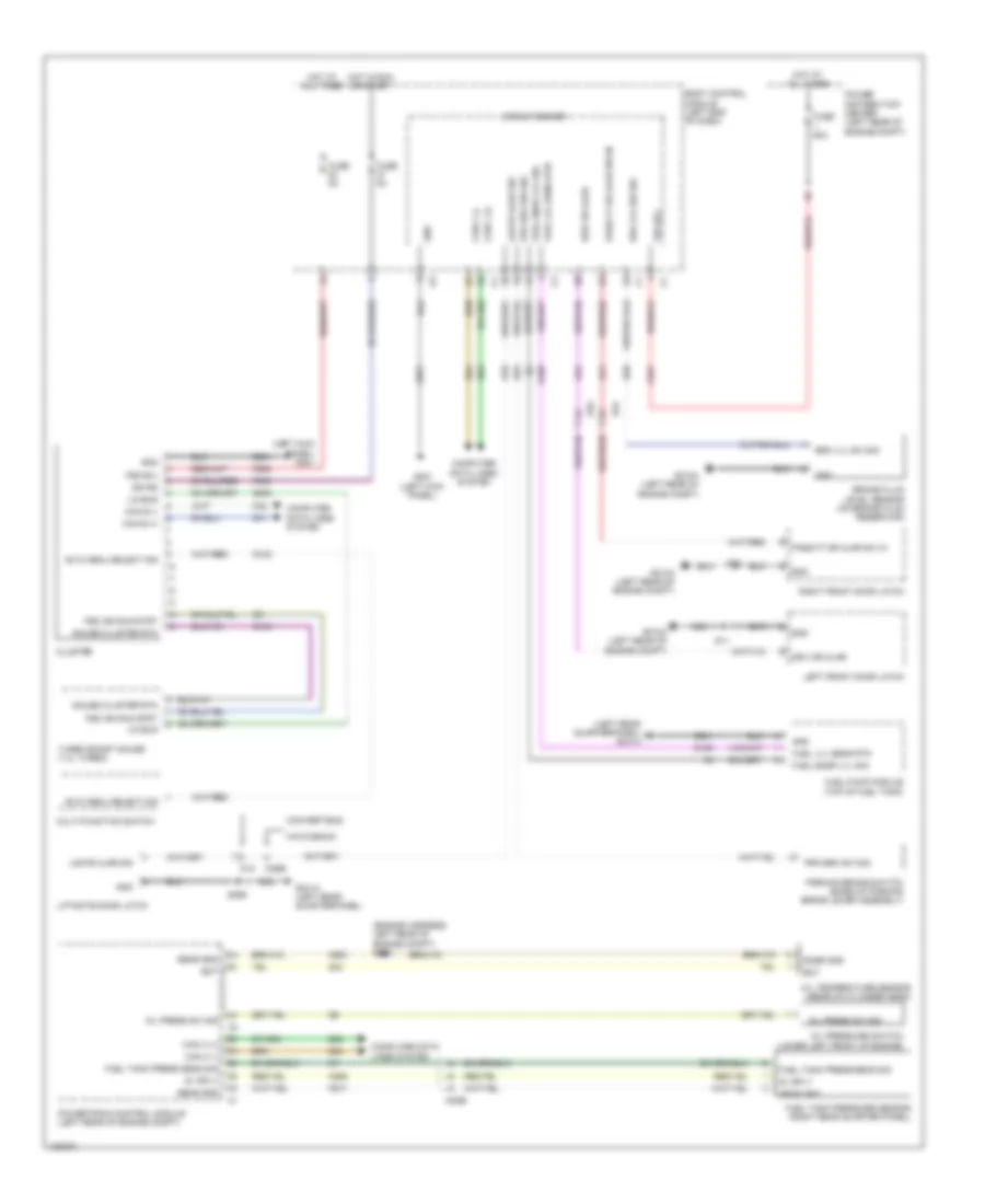 Instrument Cluster Wiring Diagram for Fiat 500 Lounge 2014