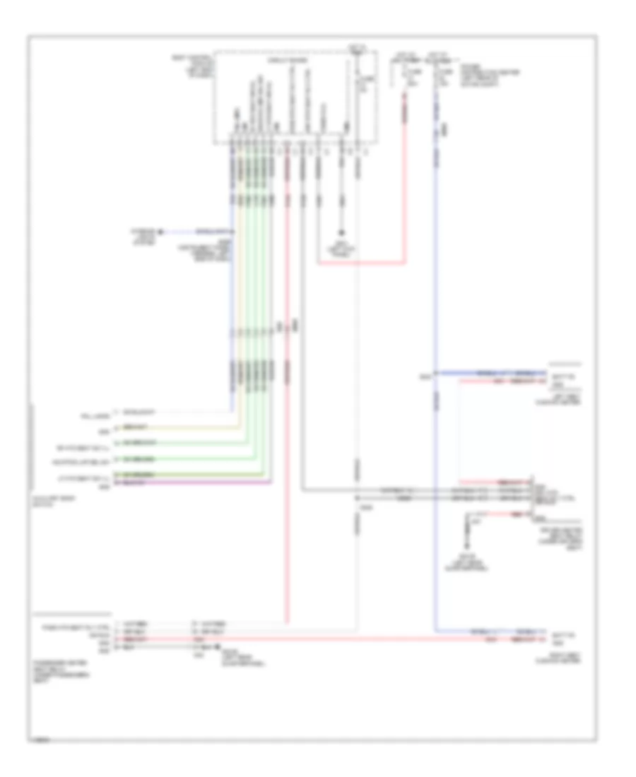 Power Seats Wiring Diagram for Fiat 500 Lounge 2014