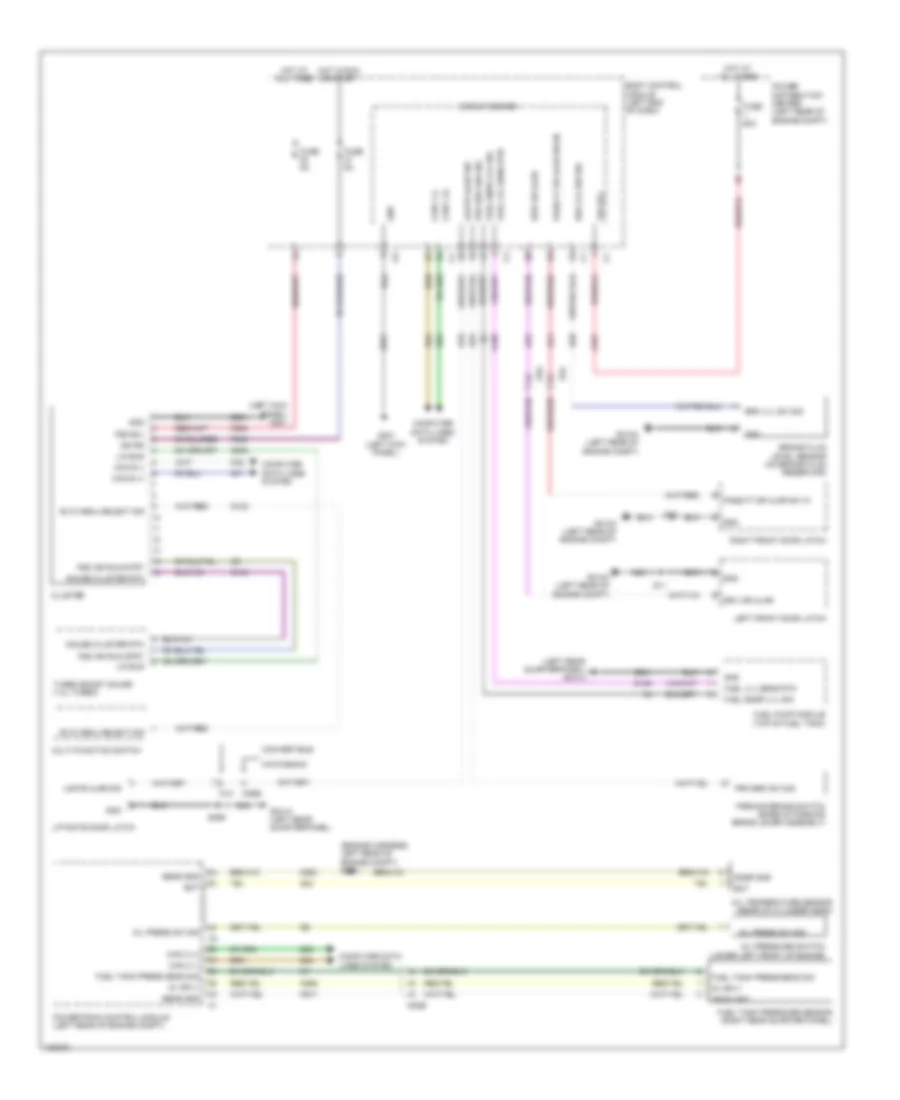 Instrument Cluster Wiring Diagram for Fiat 500 Pop 2014