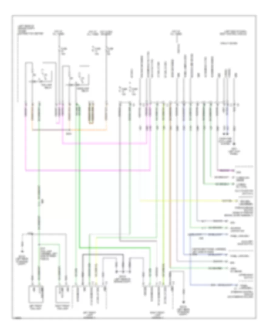 Headlights Wiring Diagram for Fiat 500c Abarth 2014