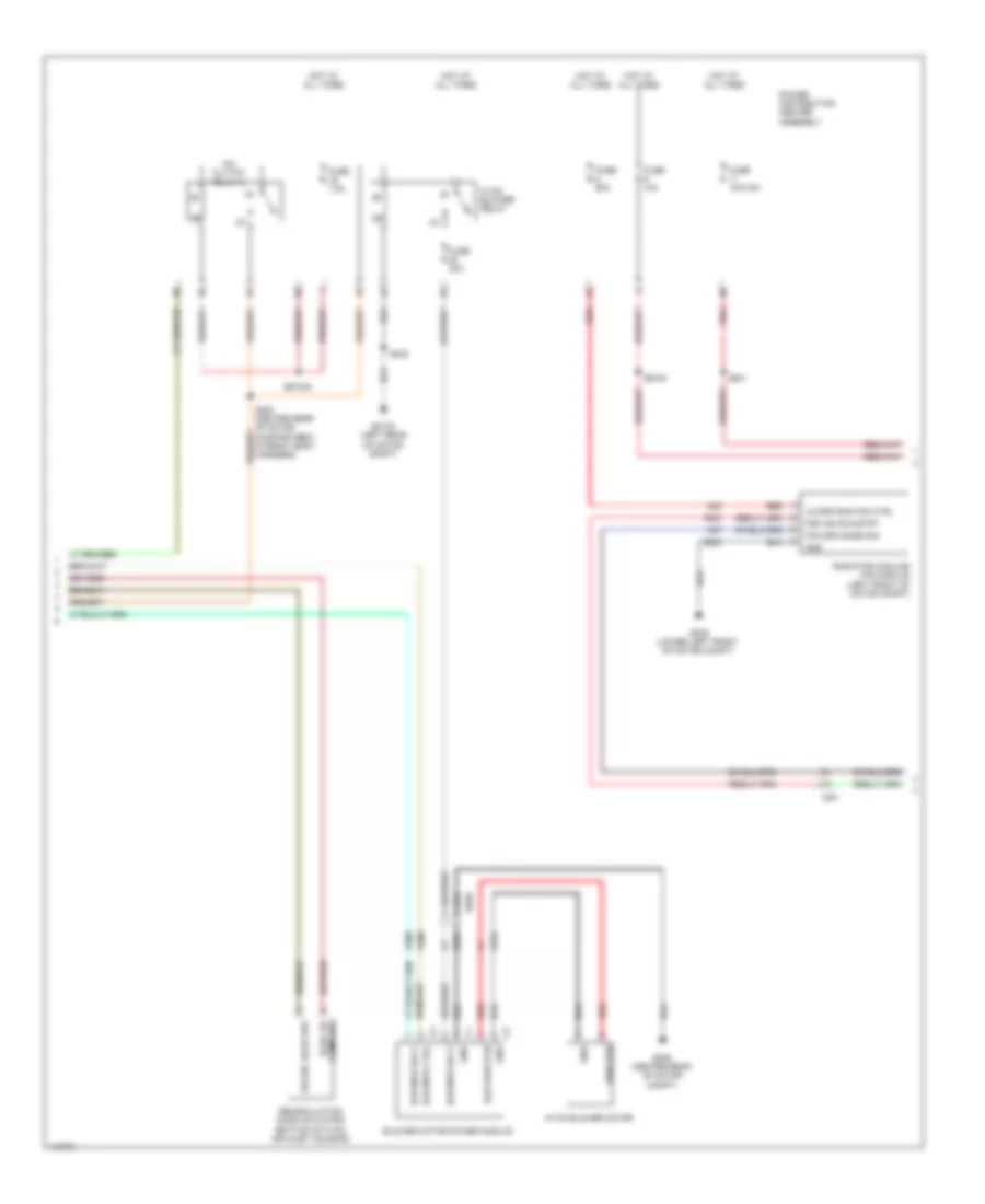 Automatic AC Wiring Diagram (2 of 3) for Fiat 500e 2014