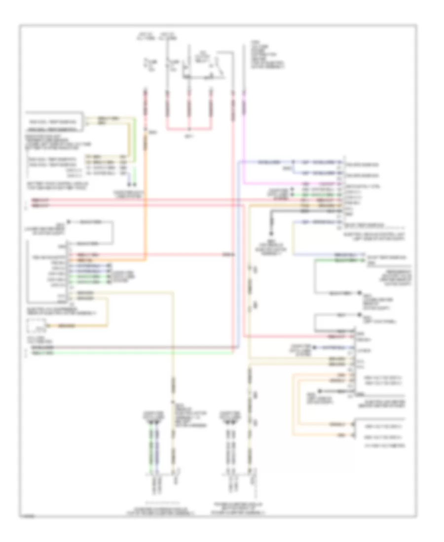 Automatic AC Wiring Diagram (3 of 3) for Fiat 500e 2014