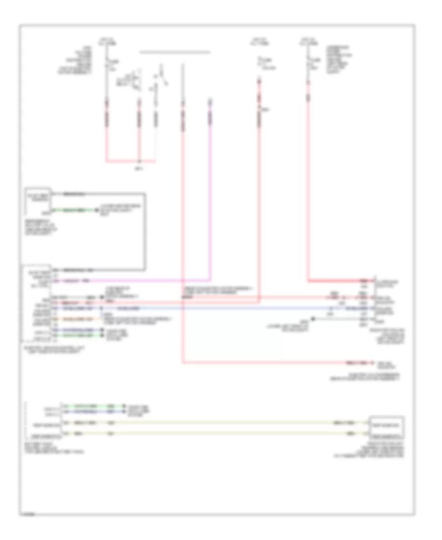 Cooling Fan Wiring Diagram for Fiat 500e 2014