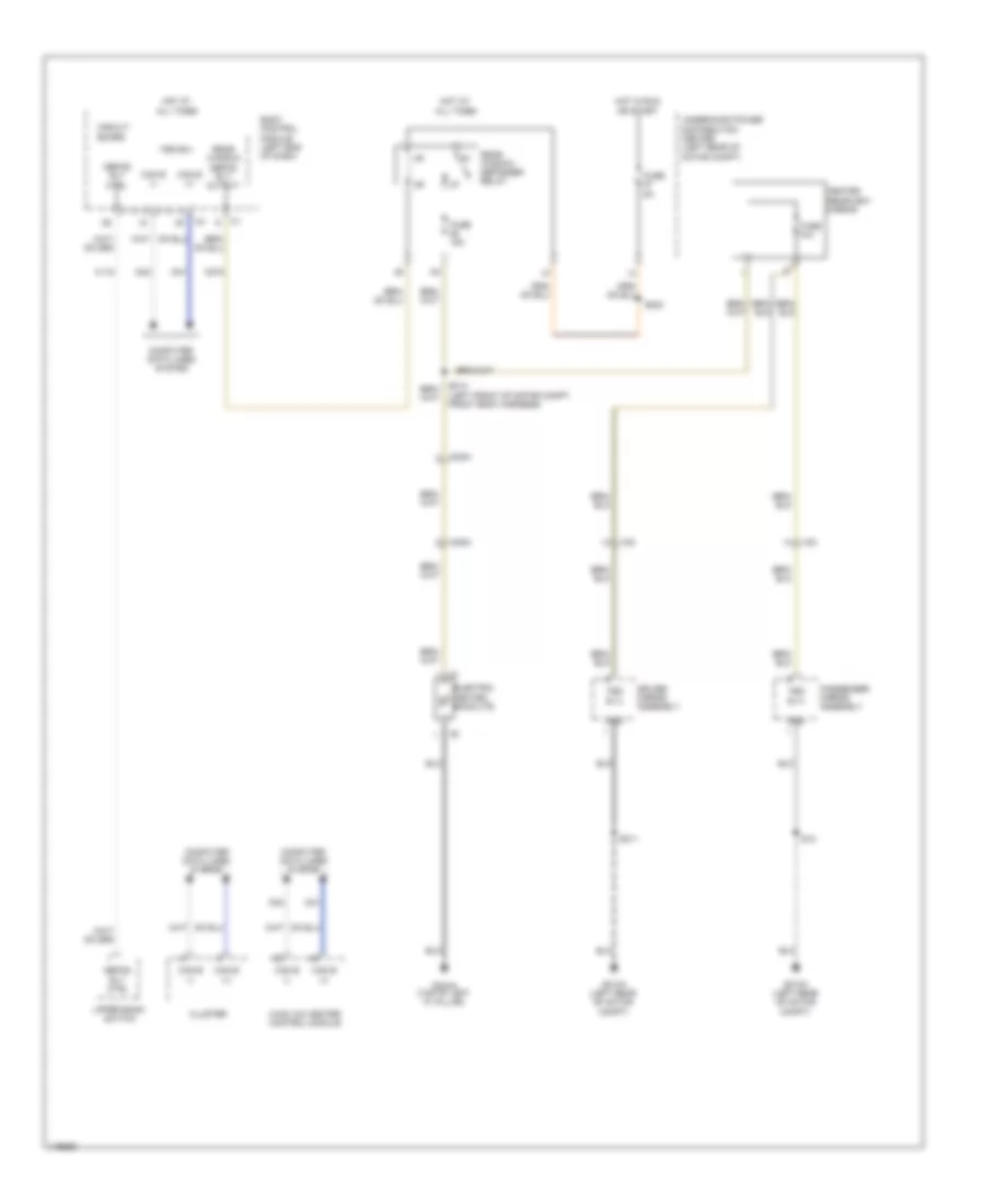 Defoggers Wiring Diagram for Fiat 500e 2014