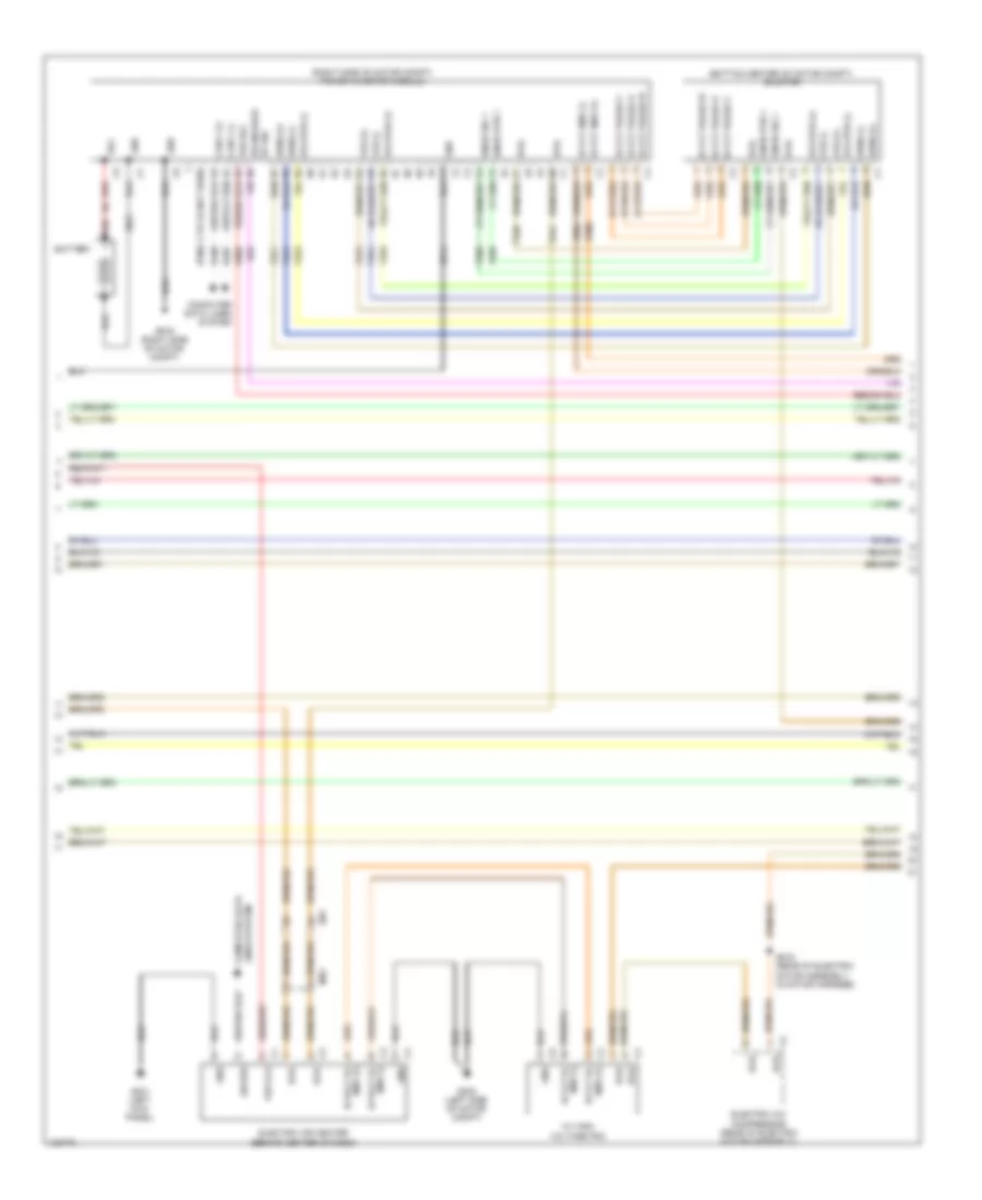 Electric, Engine Performance Wiring Diagram (5 of 7) for Fiat 500e 2014
