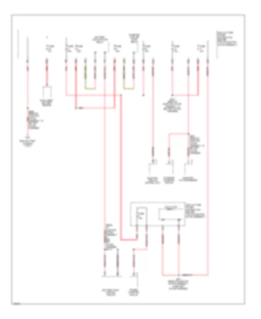 Power Distribution Wiring Diagram 4 of 4 for Fiat 500e 2014
