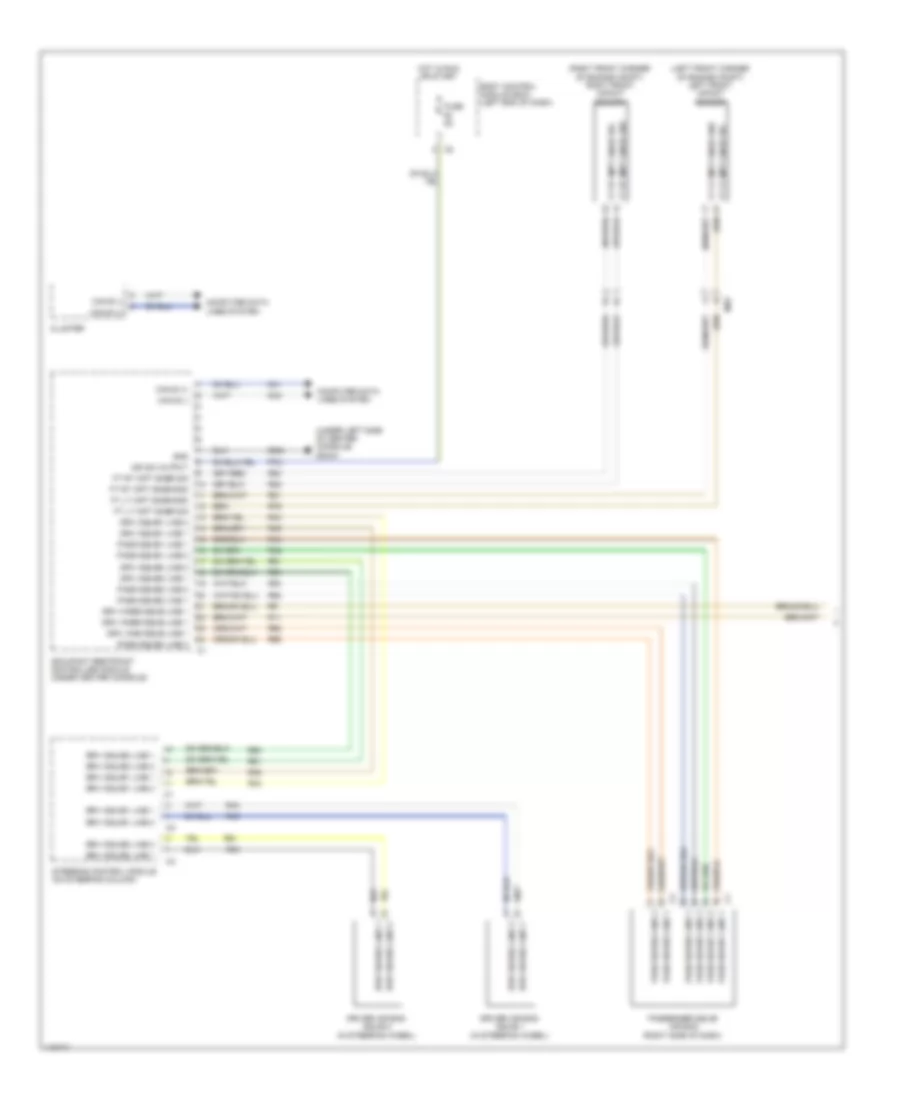 Supplemental Restraints Wiring Diagram 1 of 3 for Fiat 500e 2014