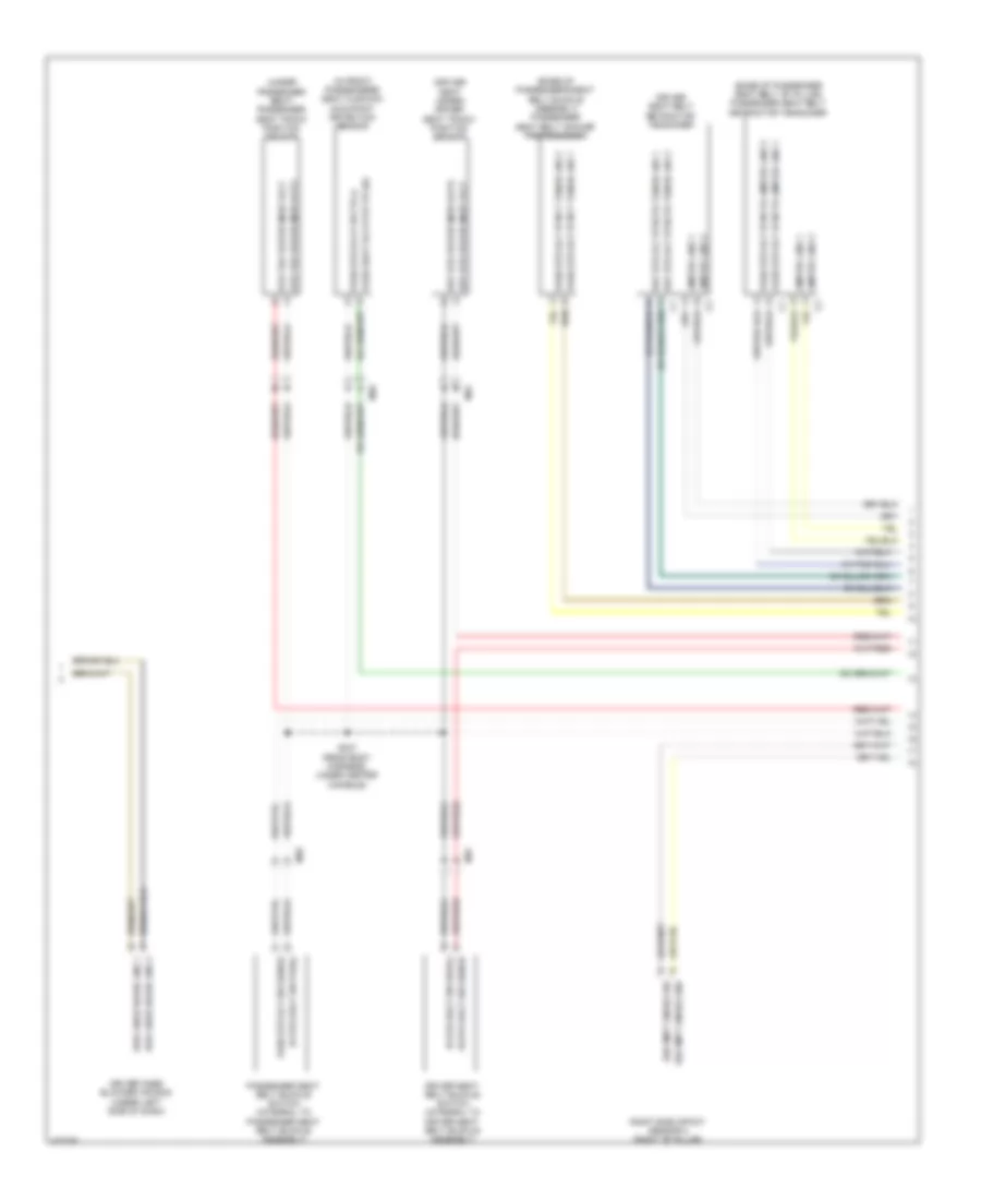 Supplemental Restraints Wiring Diagram 2 of 3 for Fiat 500e 2014