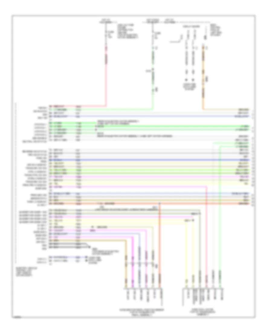 Transmission Wiring Diagram 1 of 2 for Fiat 500e 2014