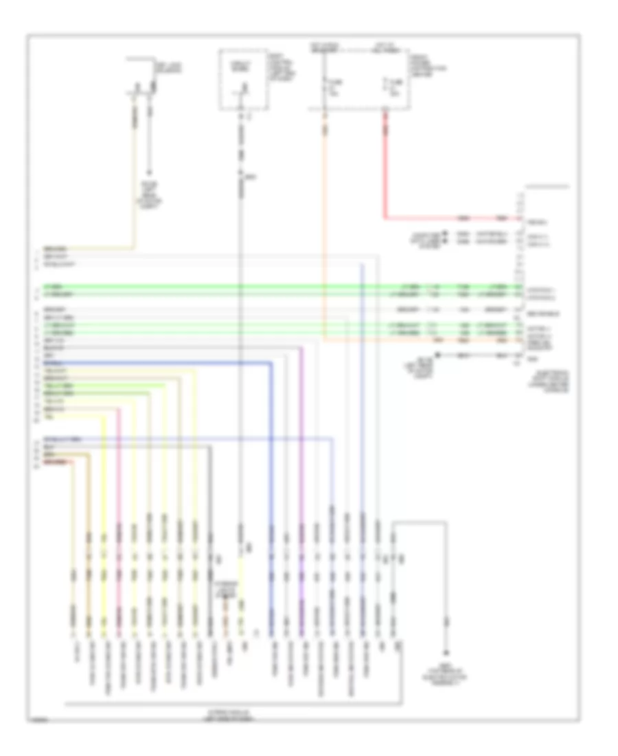 Transmission Wiring Diagram 2 of 2 for Fiat 500e 2014