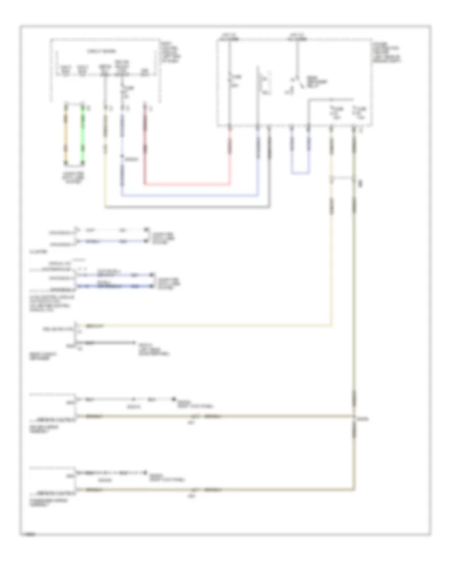 Defoggers Wiring Diagram for Fiat 500L Easy 2014