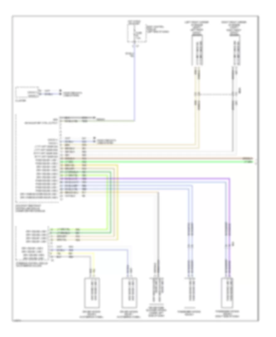 Supplemental Restraints Wiring Diagram 1 of 3 for Fiat 500L Easy 2014
