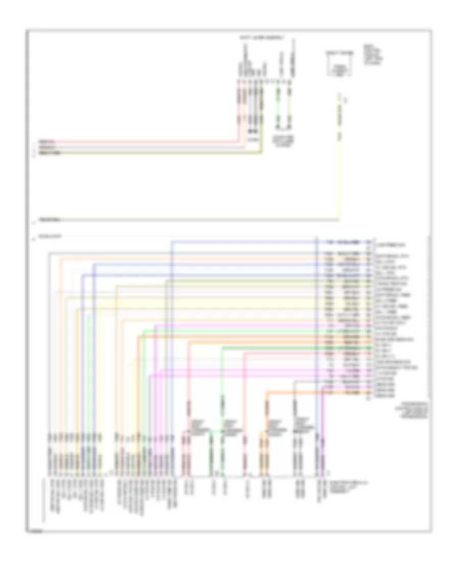 Transmission Wiring Diagram (2 of 2) for Fiat 500L Easy 2014