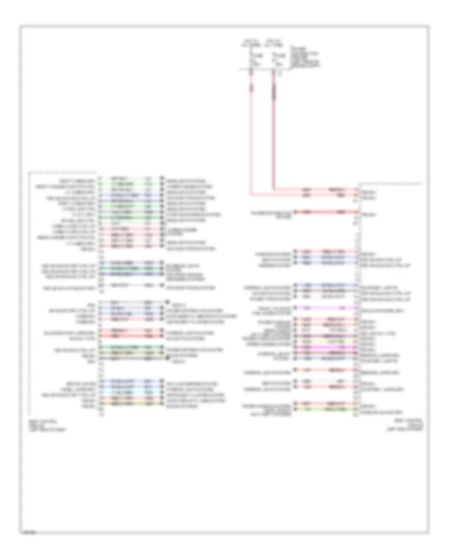 Body Control Modules Wiring Diagram 1 of 3 for Fiat 500L Lounge 2014