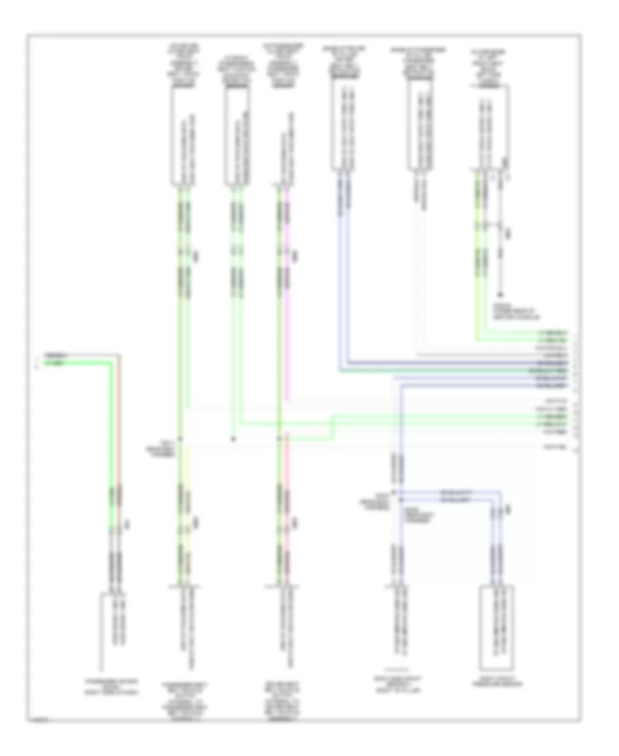 Supplemental Restraints Wiring Diagram (2 of 3) for Fiat 500L Lounge 2014