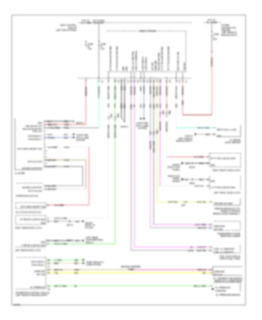 Instrument Cluster Wiring Diagram for Fiat 500L Pop 2014