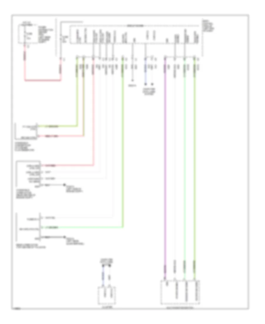 Wiper Washer Wiring Diagram for Fiat 500L Pop 2014