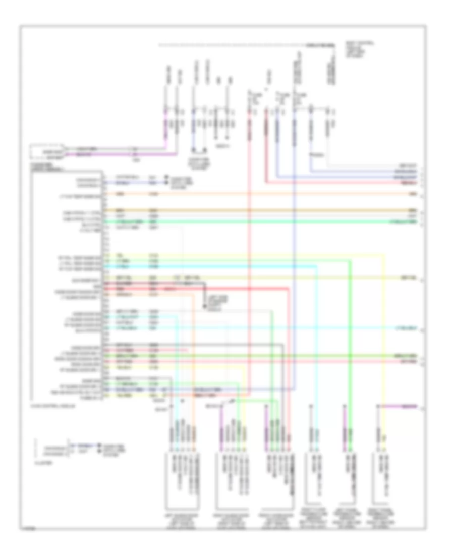 Automatic AC Wiring Diagram (1 of 3) for Fiat 500L Trekking 2014