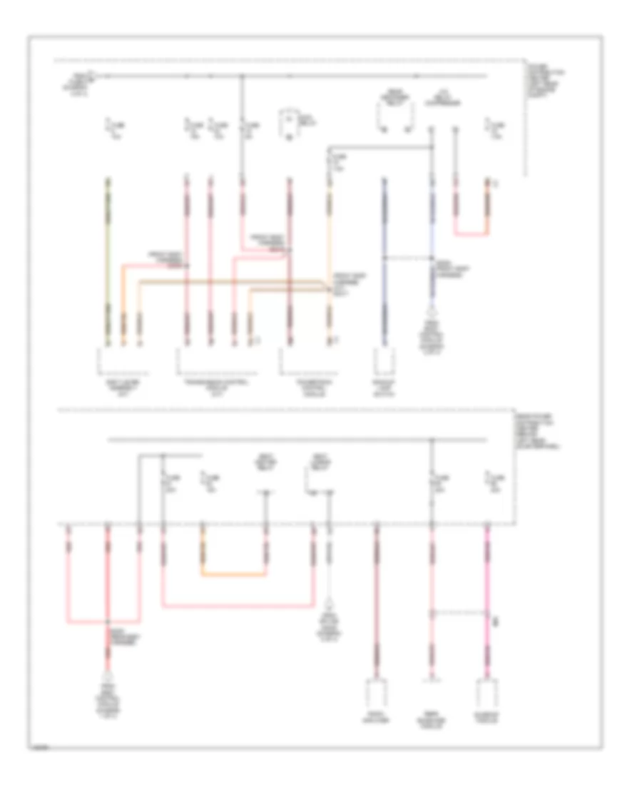Power Distribution Wiring Diagram (4 of 4) for Fiat 500L Trekking 2014