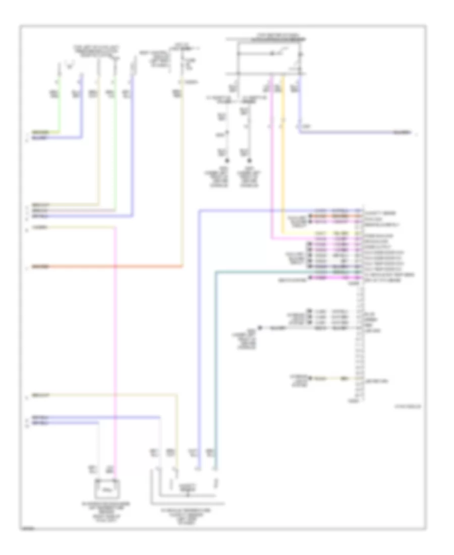 Электросхема кондиционера (2 из 3) для Ford Explorer XLT 2012