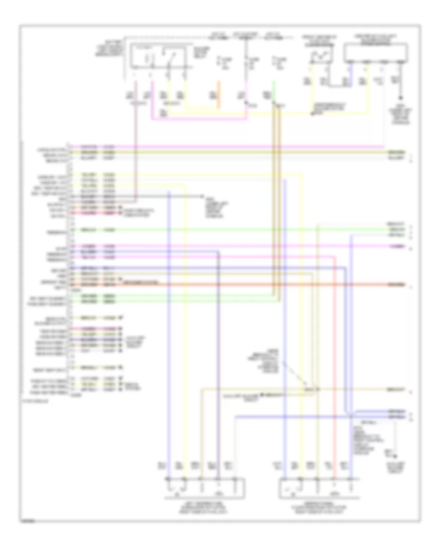 Электросхема кондиционера с ручный управлением (1 из 3) для Ford Explorer XLT 2012