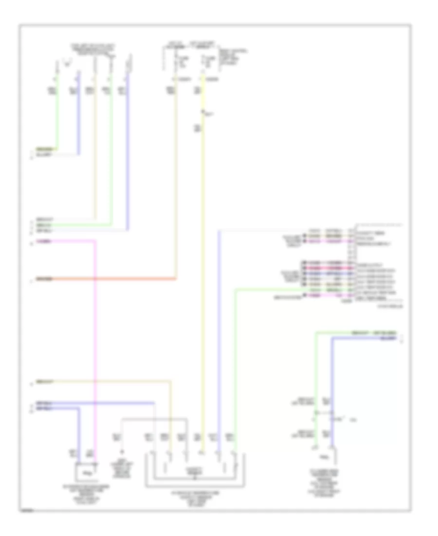 Электросхема кондиционера с ручный управлением (2 из 3) для Ford Explorer XLT 2012