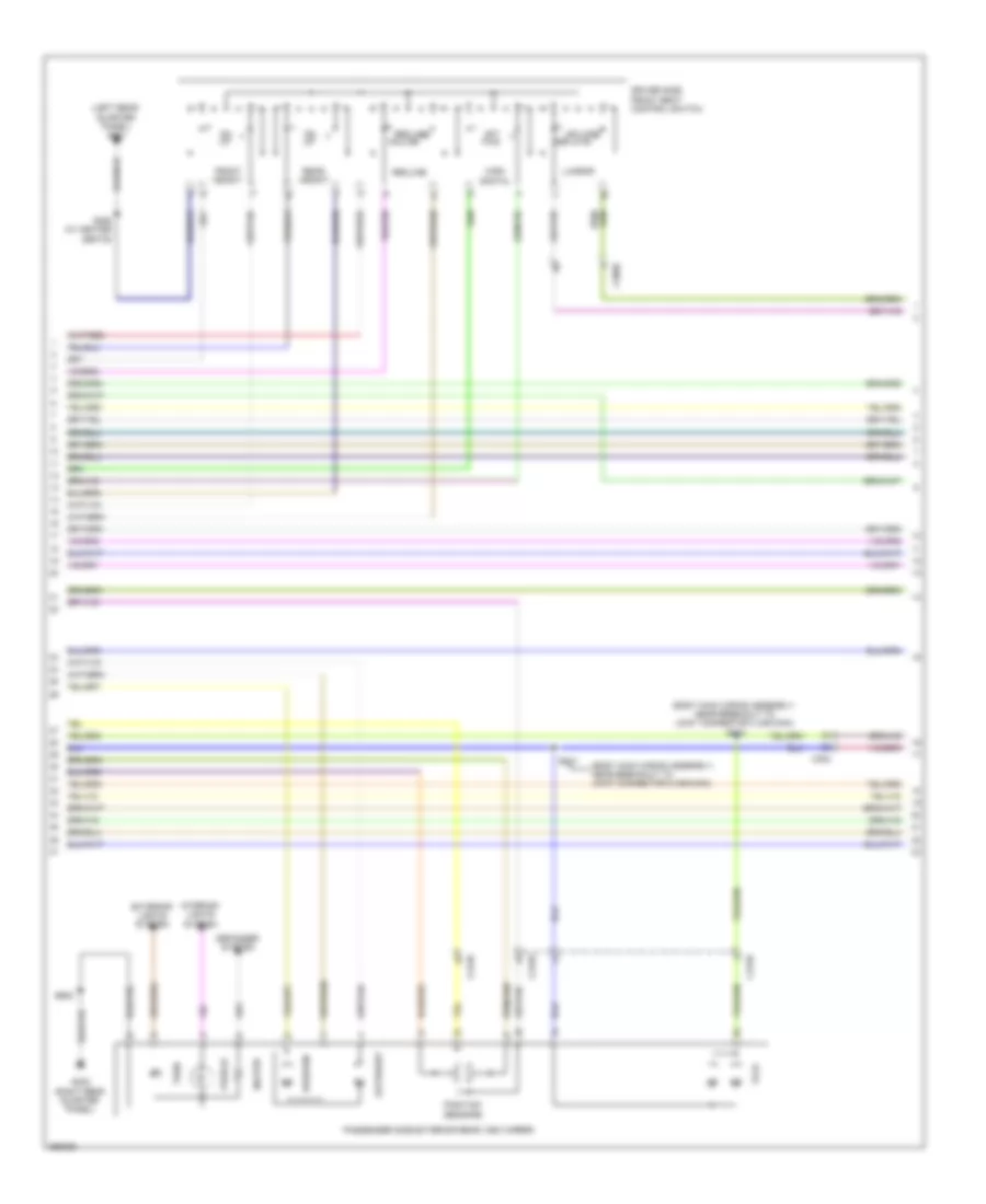 Электросхема системы памяти (2 из 3) для Ford Explorer XLT 2012