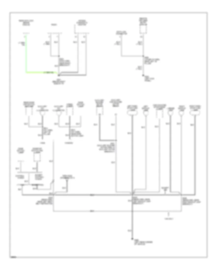 Электросхема подключение массы заземления (4 из 4) для Ford Club Wagon E350 1998