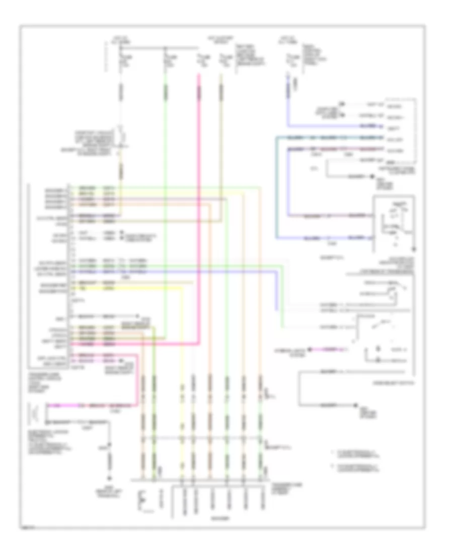6.2L комбинированное топливо, Электросхема Полного привода 4WD для Ford F-450 Super Duty Lariat 2013