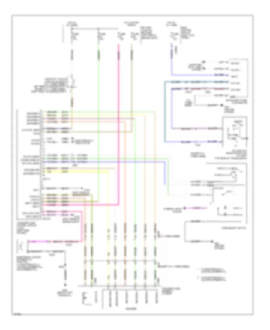 6.2L комбинированное топливо, Электросхема Полного привода 4WD для Ford F-250 Super Duty XL 2014
