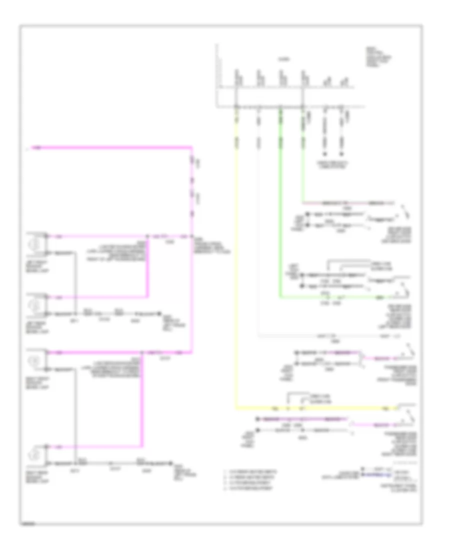 Электросхема подсветки (2 из 2) для Ford F-450 Super Duty Platinum 2013
