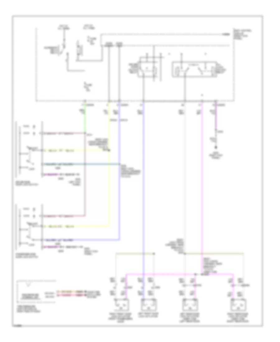 Электросхема центрального замка (1 из 2) для Ford Cab  amp; Chassis F350 Super Duty 2011
