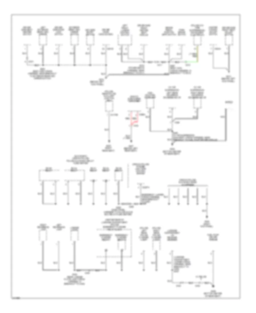 Электросхема подключение массы заземления (3 из 4) для Ford Crown Victoria 2011